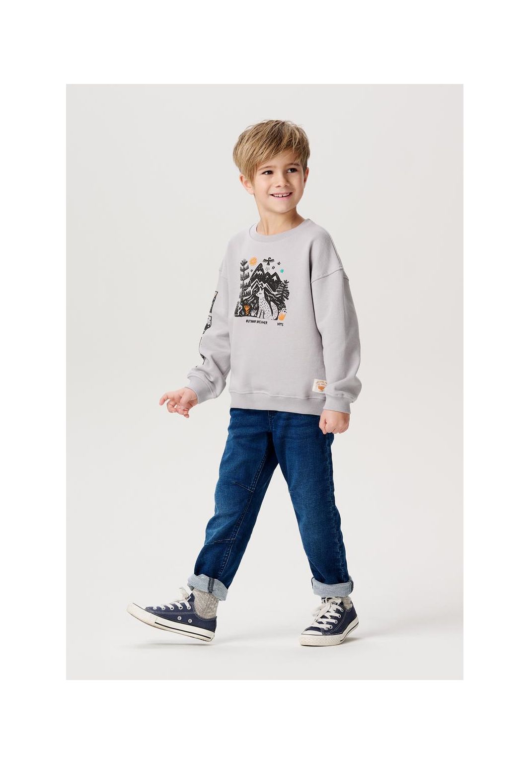 Noppies Kids Sweater Hugli - Silver  Scone