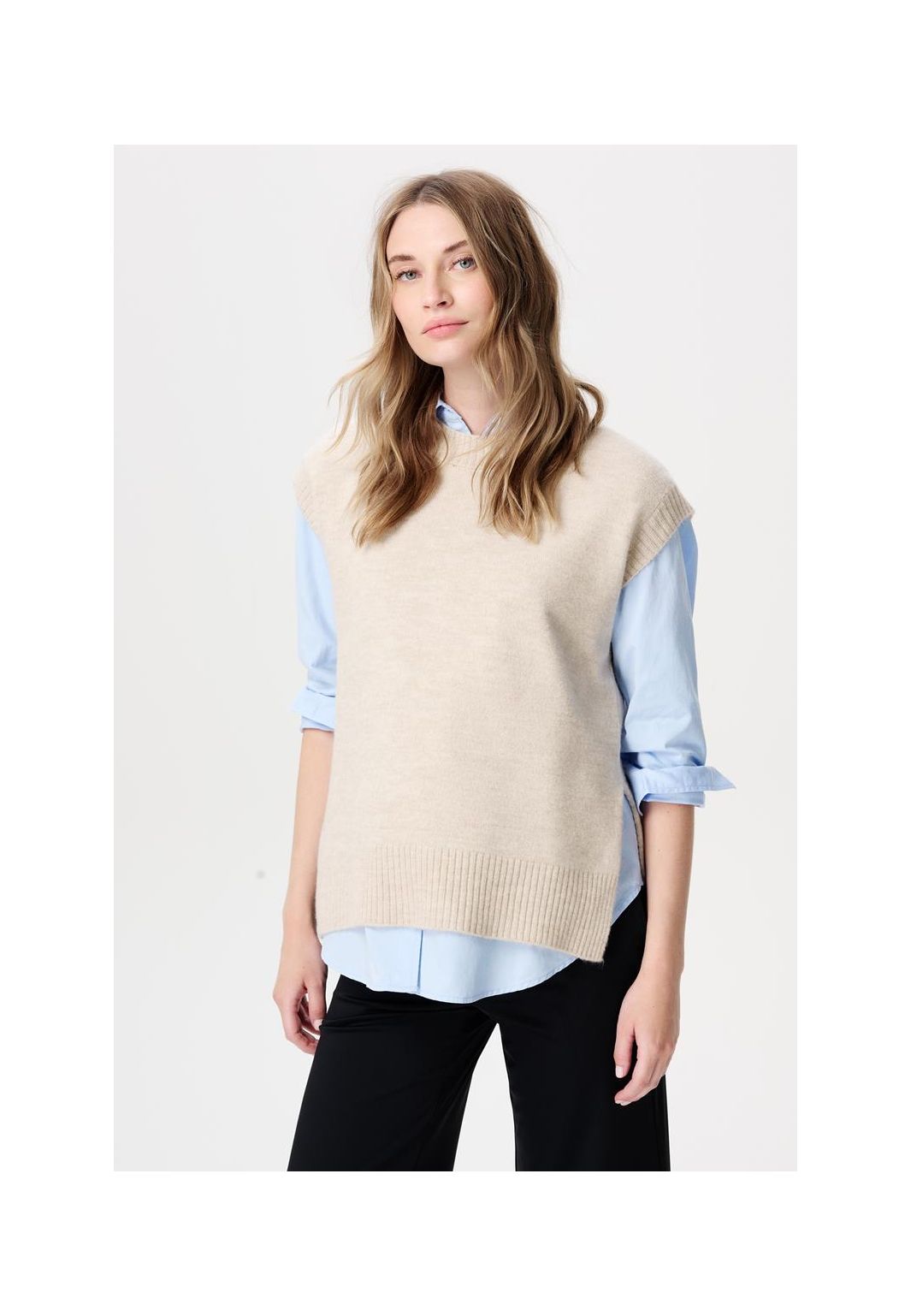 Noppies Maternity Pullover Antonio - Light Sand