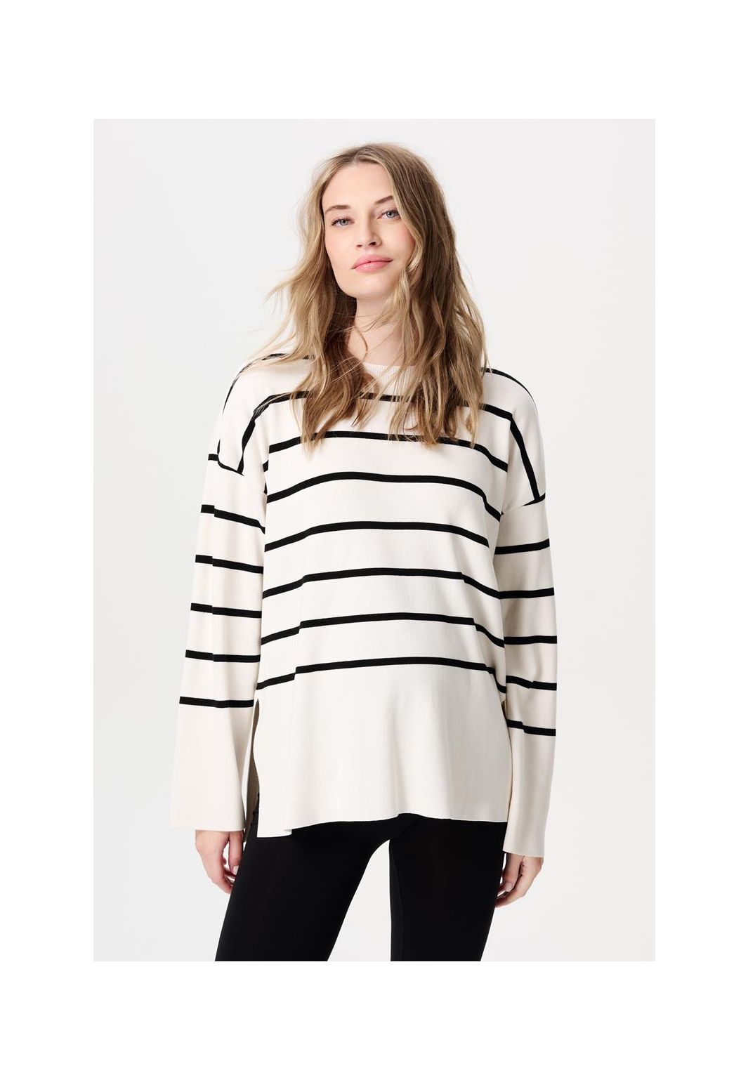 Noppies Maternity Still-Pullover Jair - Cream Stripe