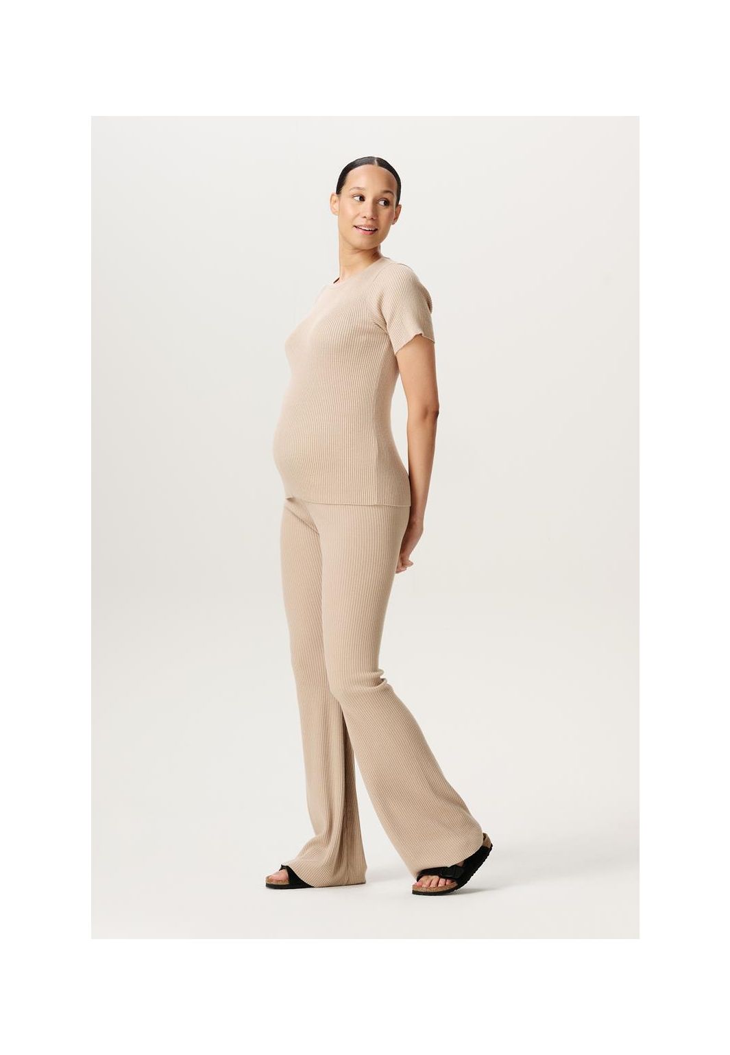 Noppies Maternity Casual Hose Sierra - White Pepper