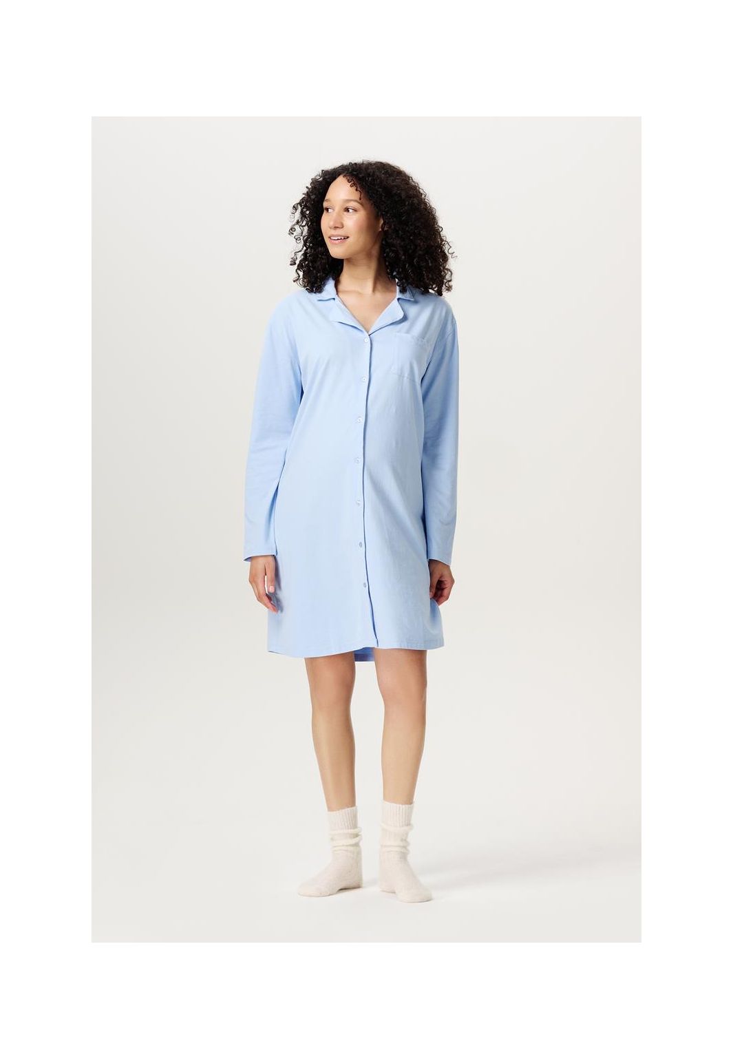 Noppies Maternity Nursing nightdress Maiko - Light Sky