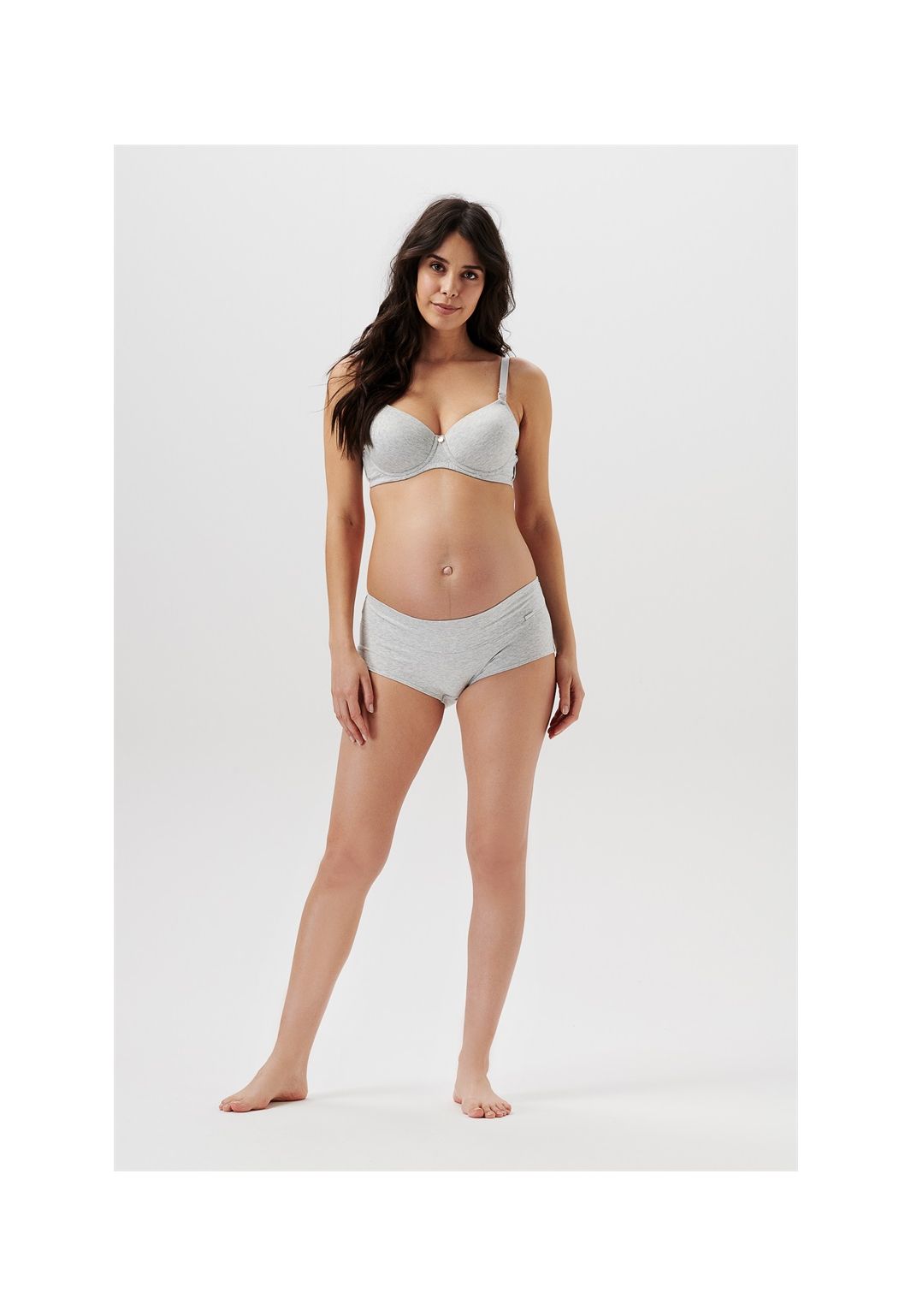 Noppies Soutien-gorge d'allaitement rembourré Cotton Melange - Light Grey Melange