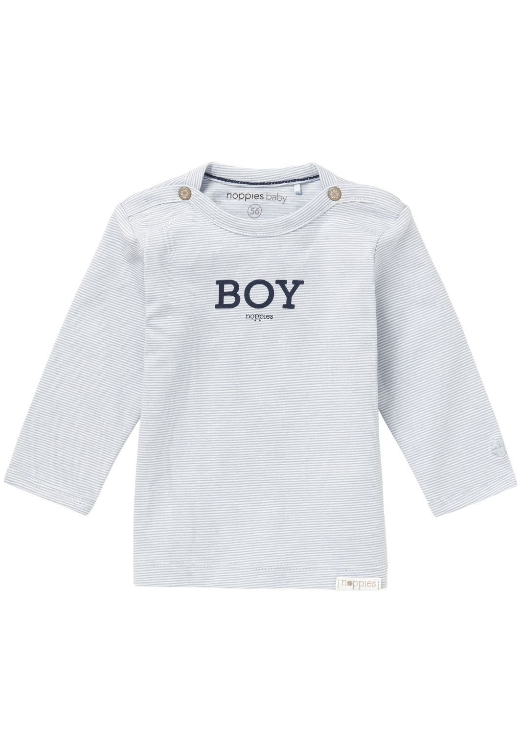 Noppies Baby Longsleeve Newman - Grey Blue