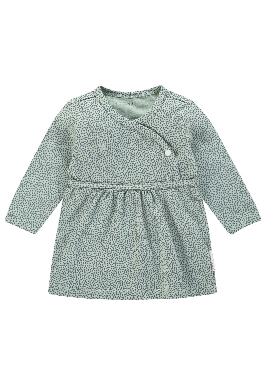 Noppies Baby Dress Mattie - Grey Mint