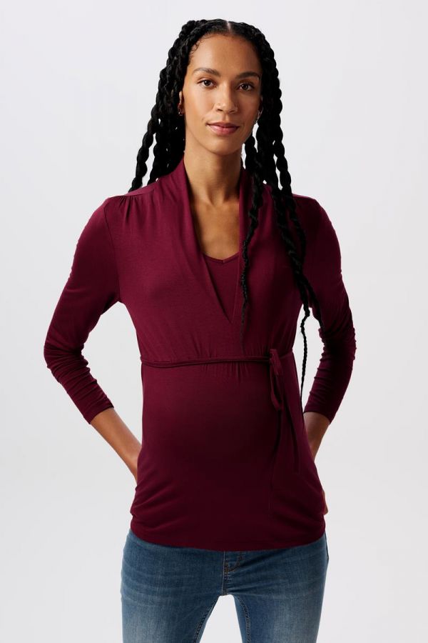 esprit Nursing shirt - Plum red