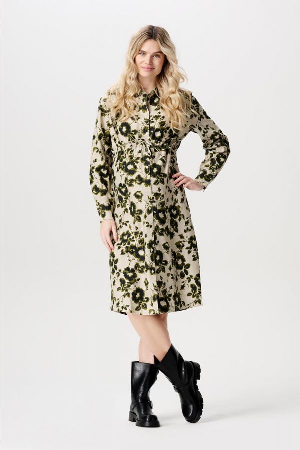 Noppies Maternity Nursing dress Vantaa - Big flower Abbey Stone