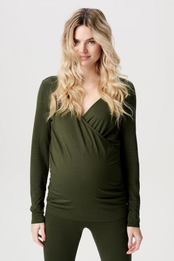 Noppies Maternity T-shirt d'allaitement Langu - Forest Night