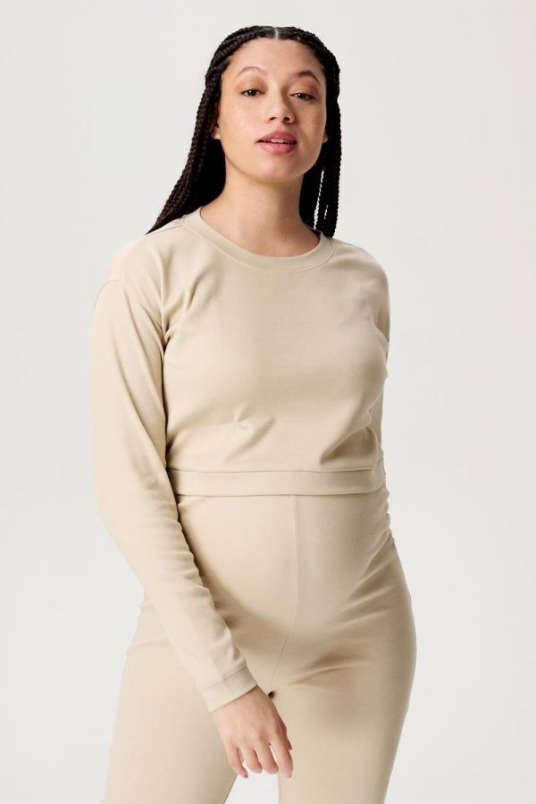 Noppies Maternity Still-Shirt Leela - White Pepper