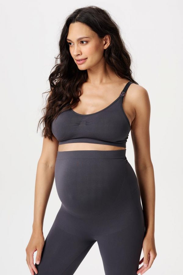 Noppies Maternity Nursing bra seamless Cleo - Forged Iron