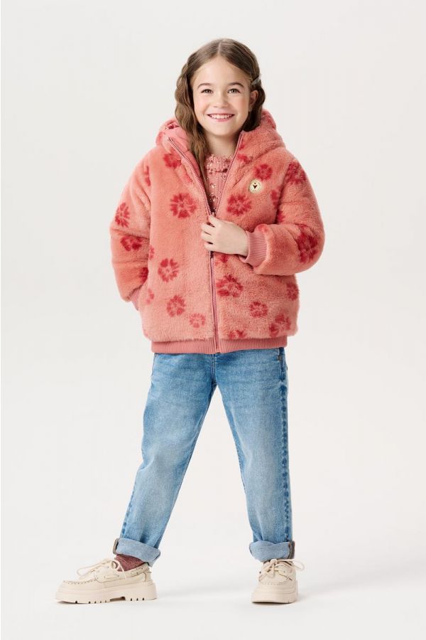 Noppies Kids Winter jacket Jishou - Reversible - Dusty Rose