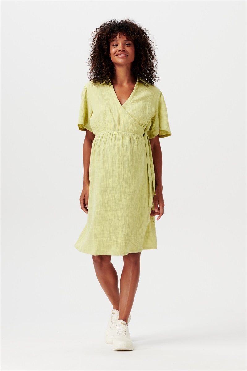 Yellow deals nursing dress